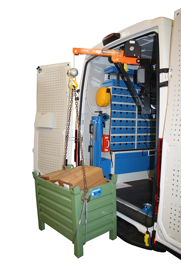 Syncro Friuli presenta la gru per furgoni