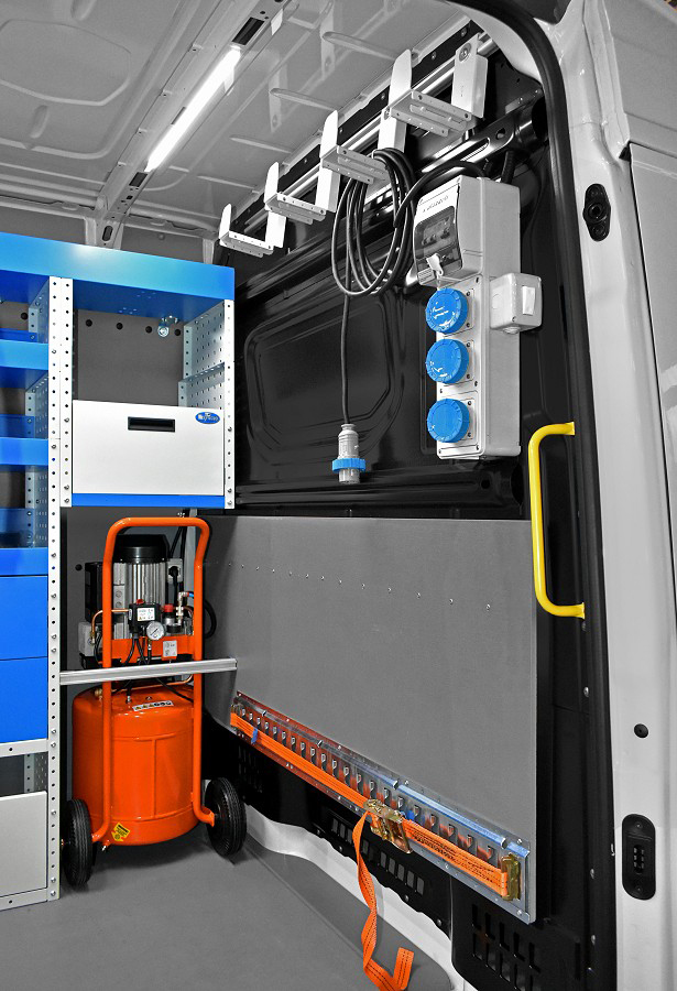 Compressore trasportabile per furgoni Syncro Friuli